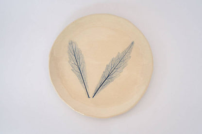 Portuguese Hand-Painted Ceramic Dessert Plate