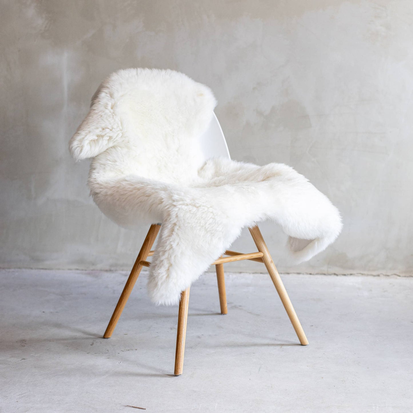 Authentic Dutch Texel Sheepskin - White
