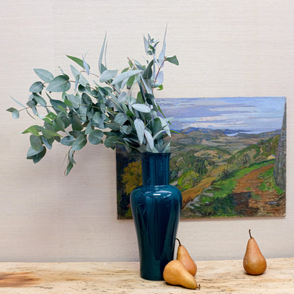 Bo Jia Middle Kingdom "Lover" Vase, Teal