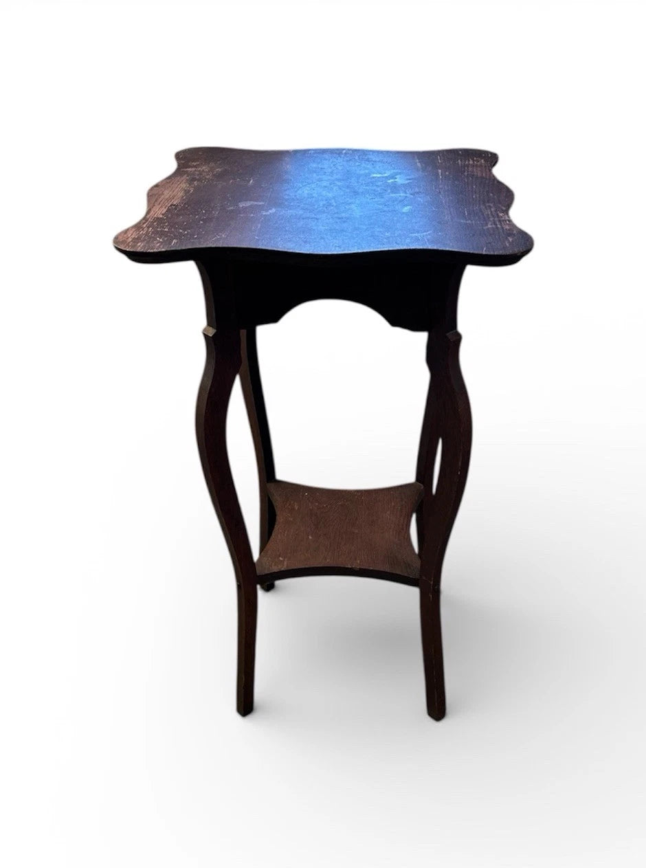 Art Nouveau Oak Side Table